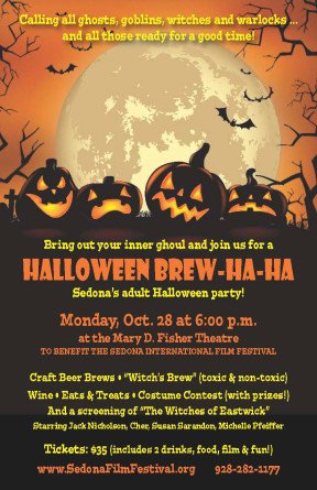 Halloween n'est pas juste pour les enfants… Venez déguster des brasseries de bière artisanale des brasseries locales, du «brassage de sorcière», du vin, des collations et des gâteries sur le thème de l'Halloween, un concours de costumes et bien plus encore à l'Halloween Brew-Ha-Ha du Mary D Théâtre Fisher le lundi 28 octobre. "Width =" 288 "height =" 445 "srcset =" http://www.sedona.biz/wp-content/uploads/20191020_BrewHaHa_Page_2-288x445.jpg 288w, http: // www.sedona.biz/wp-content/uploads/20191020_BrewHaHa_Page_2-362x560.jpg 362w, http://www.sedona.biz/wp-content/uploads/20191020_BrewHaHa_Page_2.jpg 825 100vw, 288px